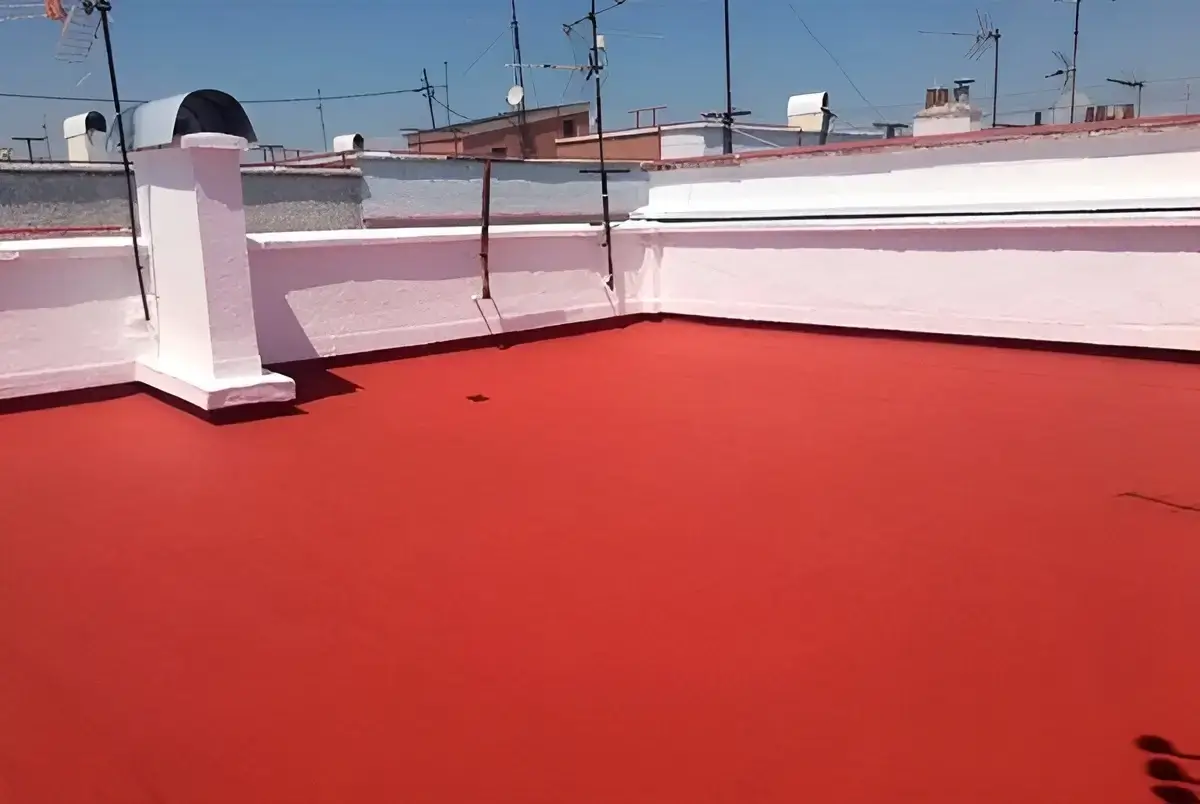 Reparación e impermeabilización de terraza hecha por